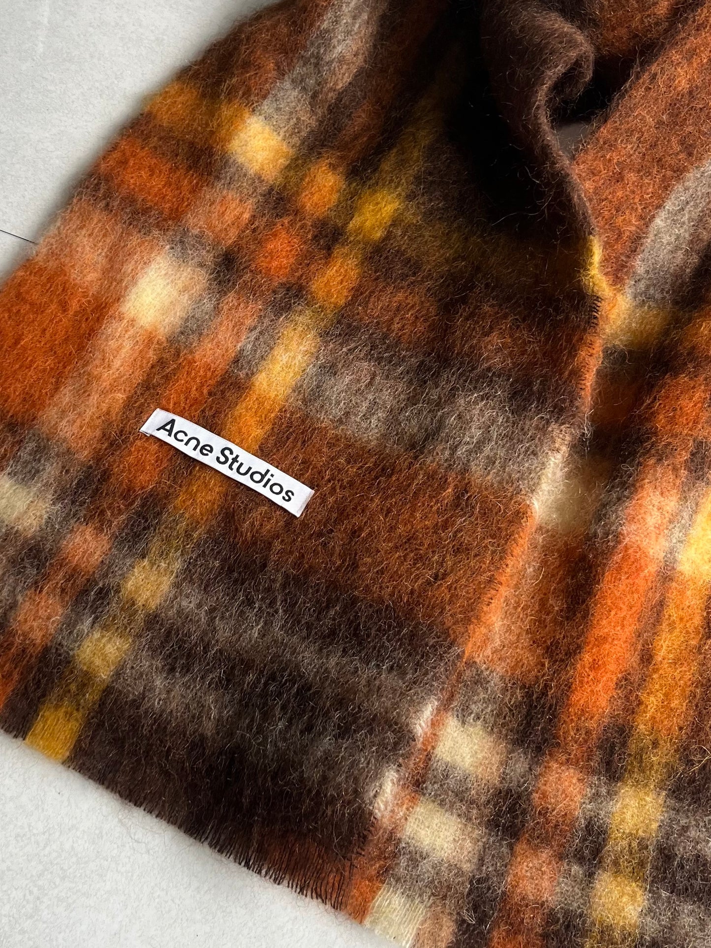 Acne Studios Check Scarf Multi-color