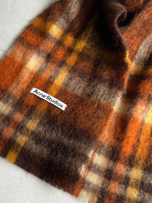Acne Studios Check Scarf Multi-color