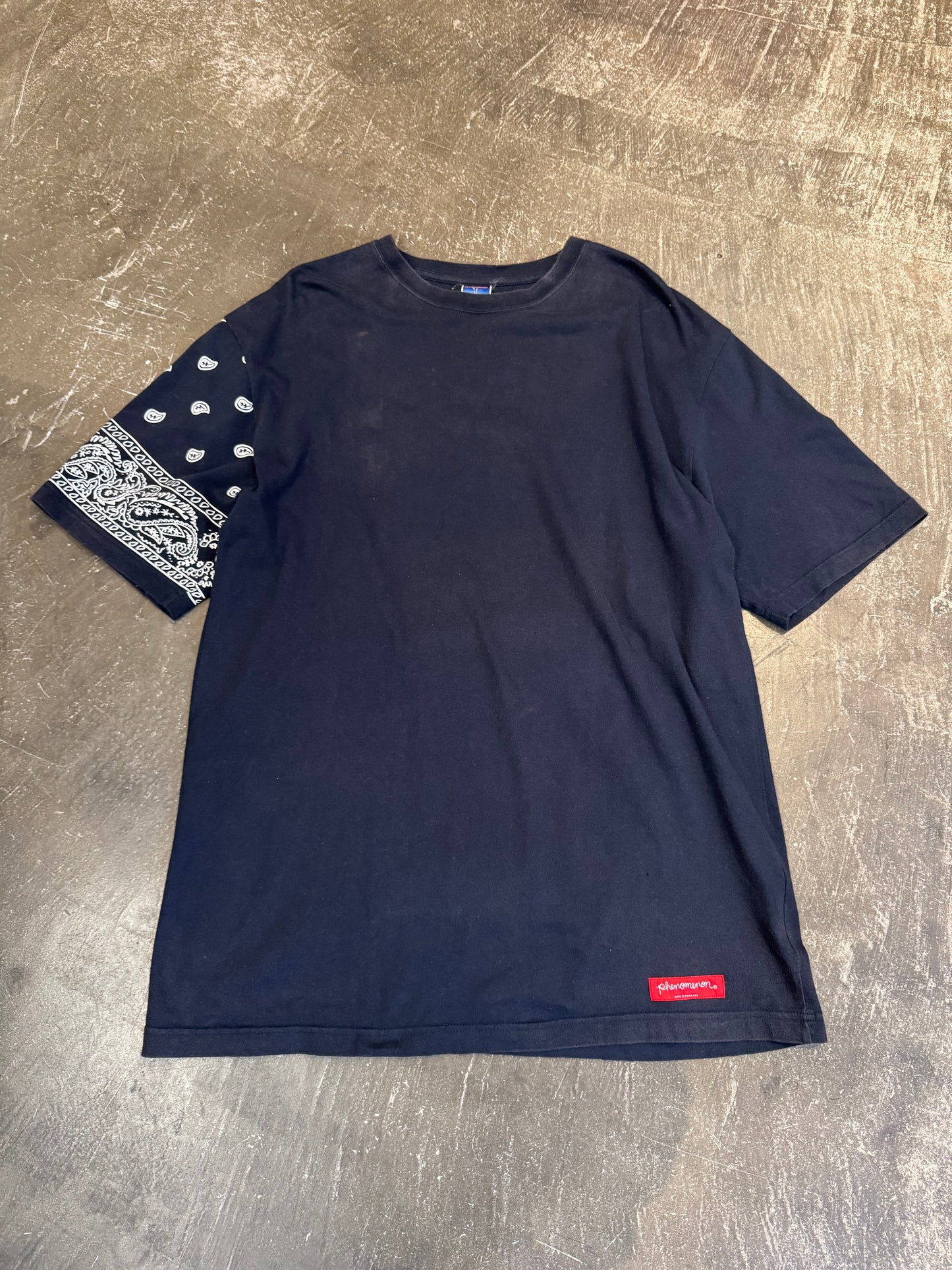 PHENOMENON Black Cotton T-Shirt Size L
