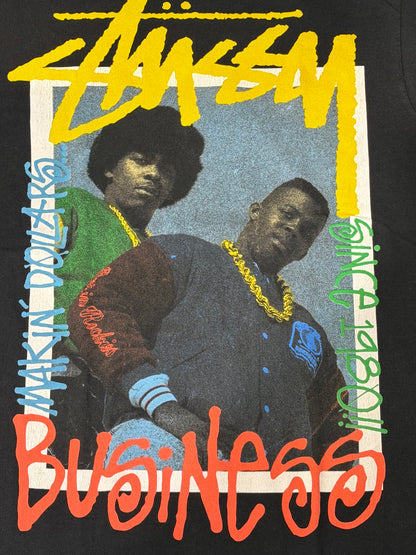 STUSSY EPMD Strictly Business T-Shirt Black Size M