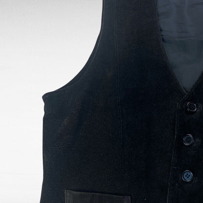 Hammer Leather Vest Black Size L