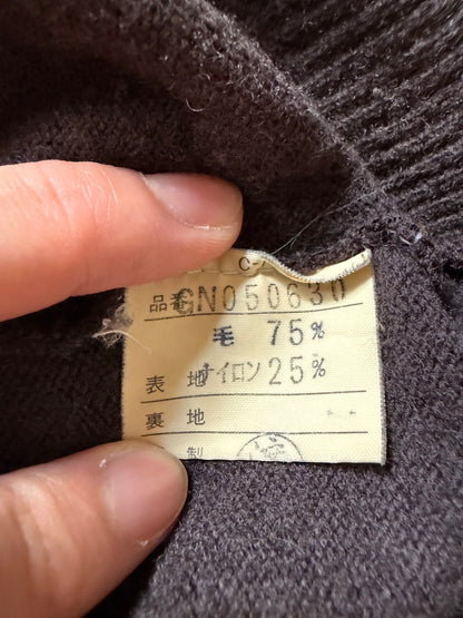 COMME des GARÇONS 80s Wool Attached Sweater Multi