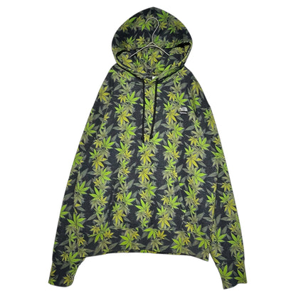 SUPREME x THE NORTH FACE 23AW Leaf Hoodie Black/Green Size S