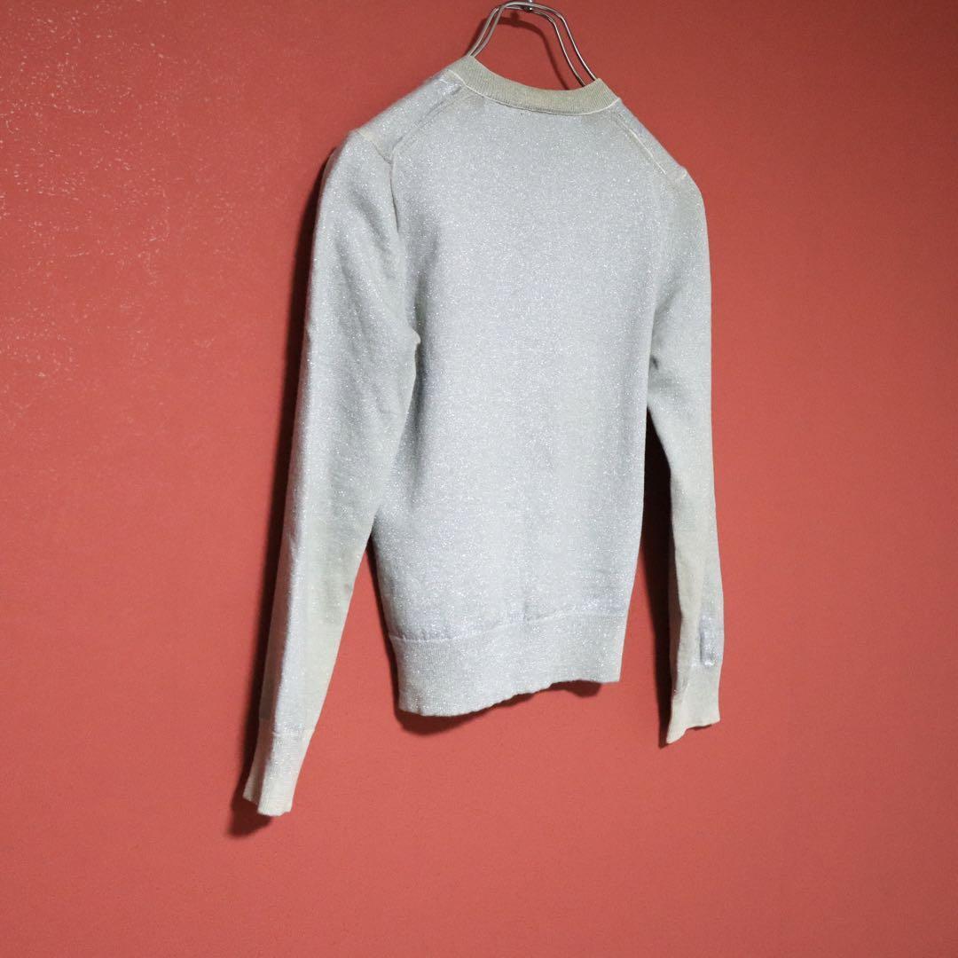 Comme des Garcons 10AW Shiny Design Knit Cardigan Size XS