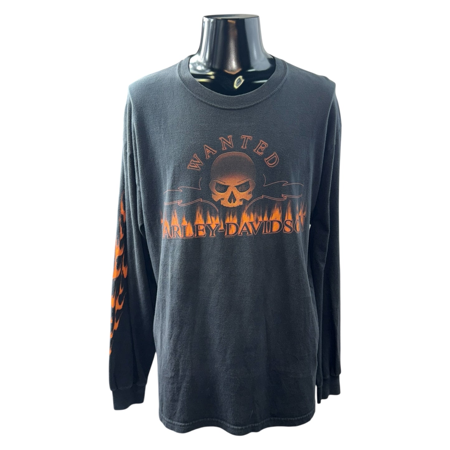 Harley Davidson Vintage Long Sleeve T-Shirt Size L