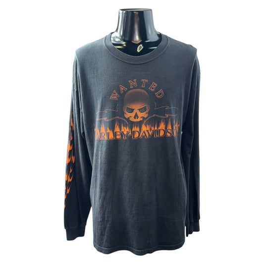 Harley Davidson Vintage Long Sleeve T-Shirt Size L