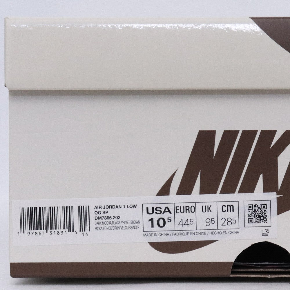 NIKE × TRAVIS SCOTT Air Jordan 1 Brown Sneakers Size 28.5cm