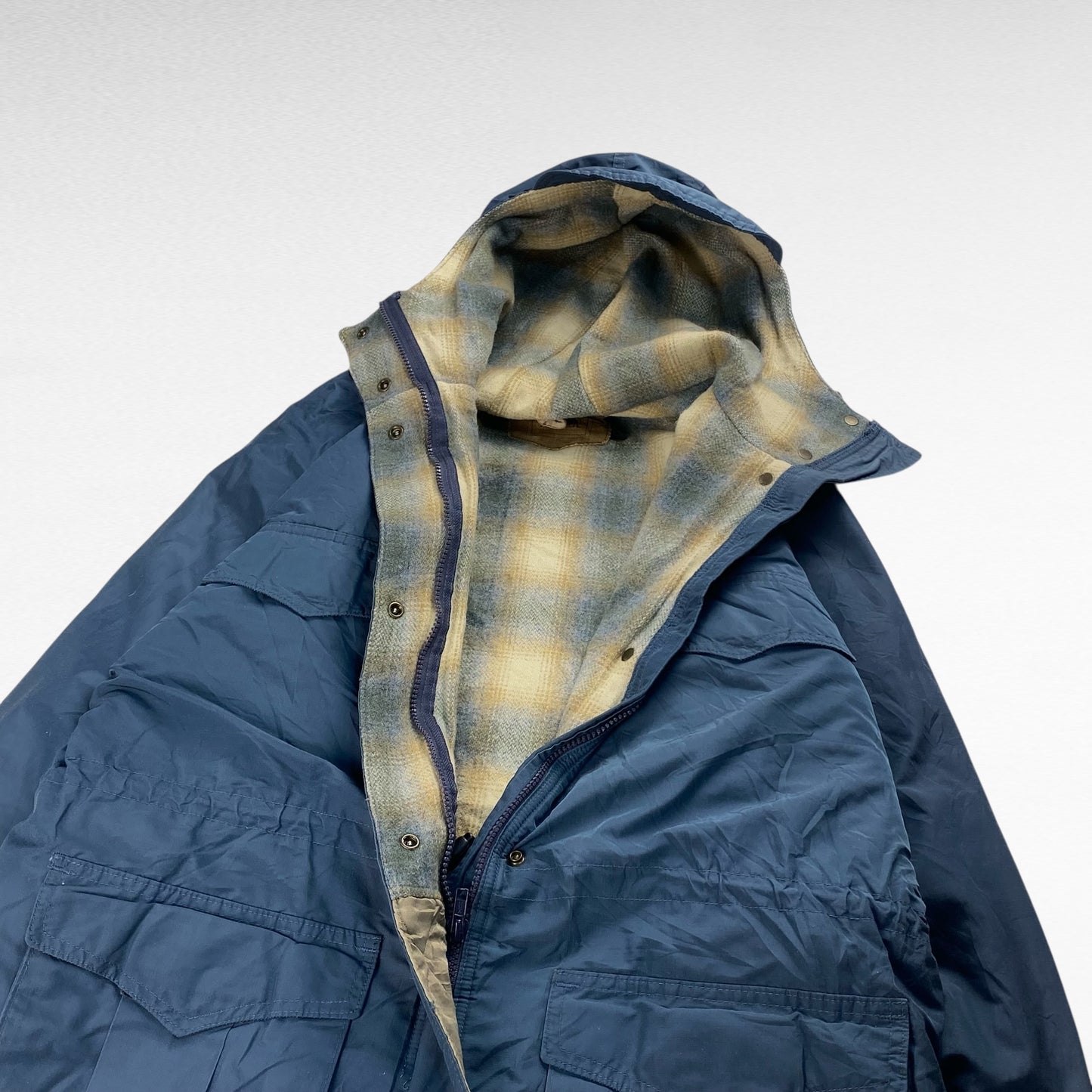 WOOLRICH 80s Hoodie Blue Size M