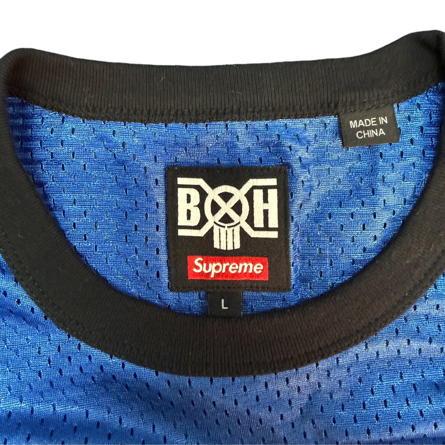 Supreme x BOUNTY HUNTER 23FW Mesh Long Sleeve Jersey Size L