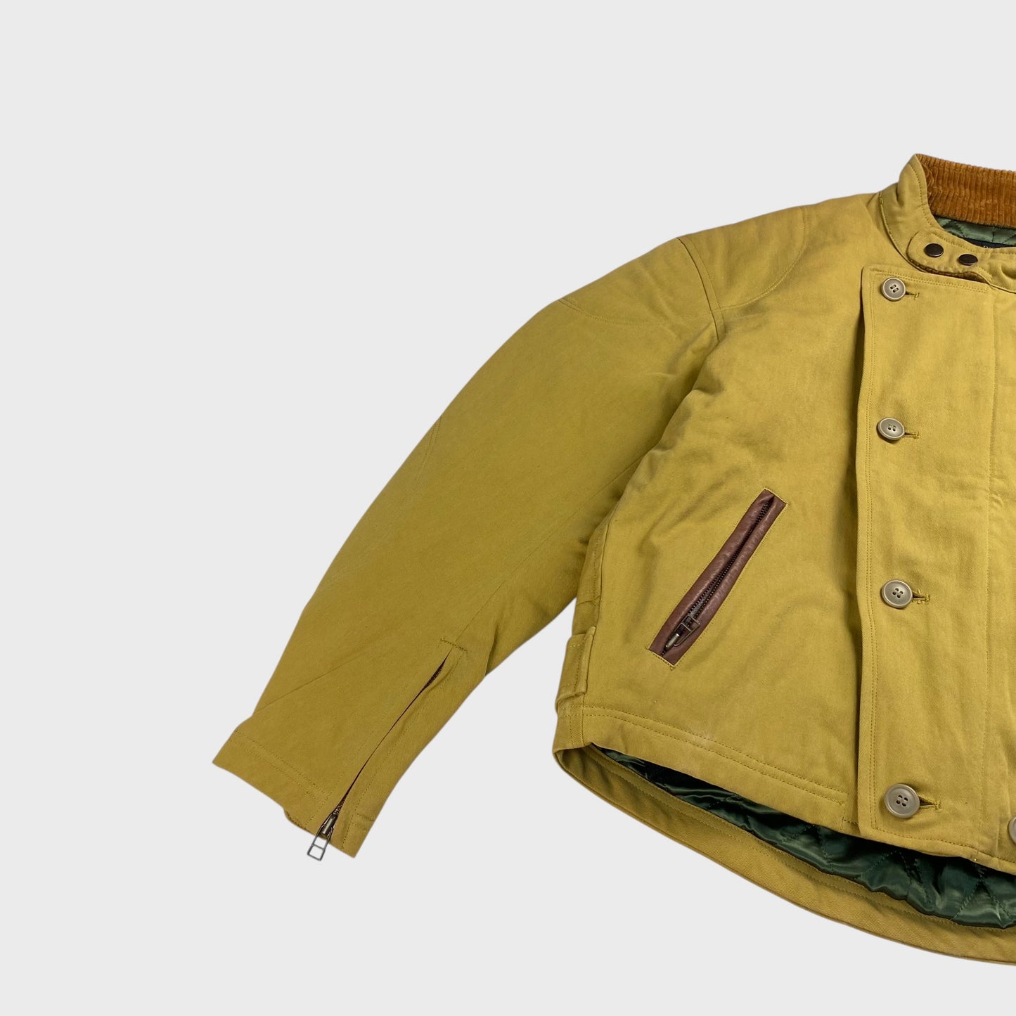 HAROLD'S GEAR Quilted Short Motorcycle Jacket Size M