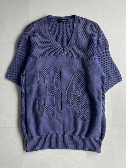 PHENOMENON 14ss Number Cotton Knit Purple Size L