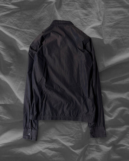 DRIES VAN NOTEN 11SS Cotton Work Jacket Black Size 46