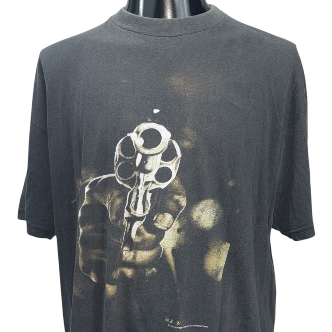 BODY COUNT 92' "Gun" Revolver Vintage T-Shirt Size XL