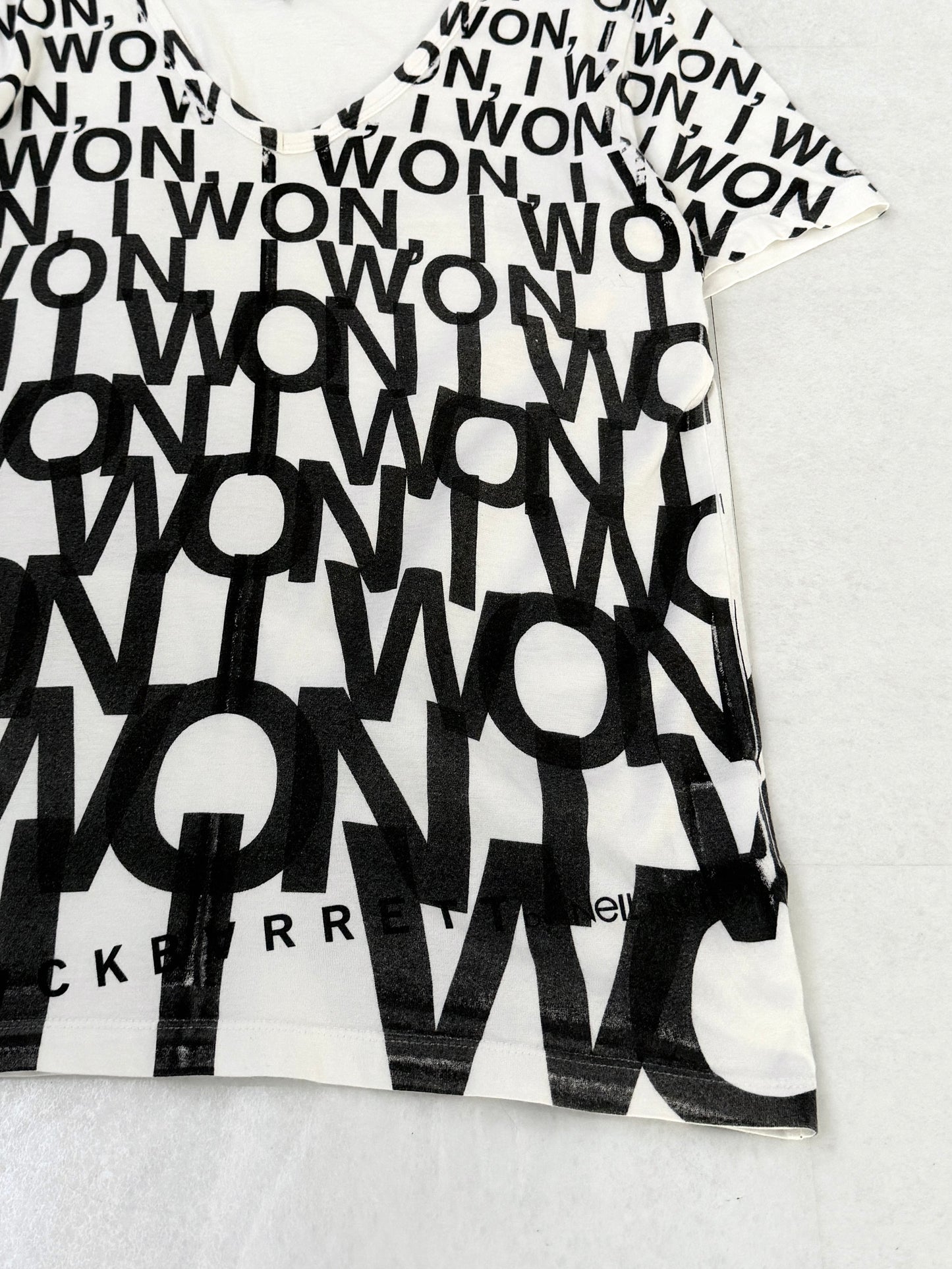 BLACKBARRETT by NEIL BARRETT All-Over Pattern T-Shirt Size S