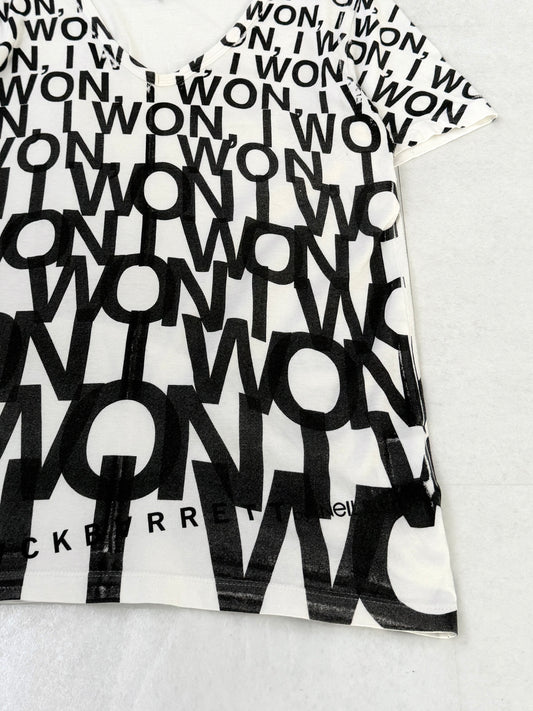 BLACKBARRETT by NEIL BARRETT All-Over Pattern T-Shirt Size S