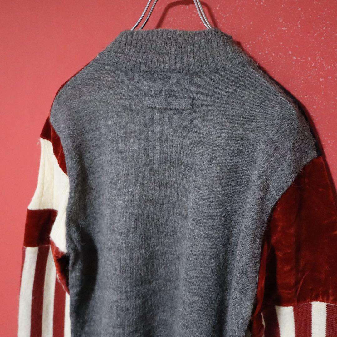 Jean Paul Gaultier HOMME Coated Paneled Knit Size 48