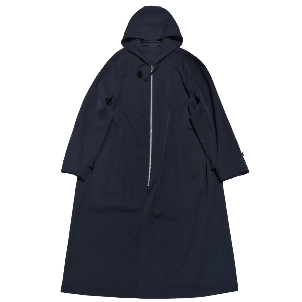 COMME des GARCONS HOMME 96AW Wool Hooded Coat Navy Size M