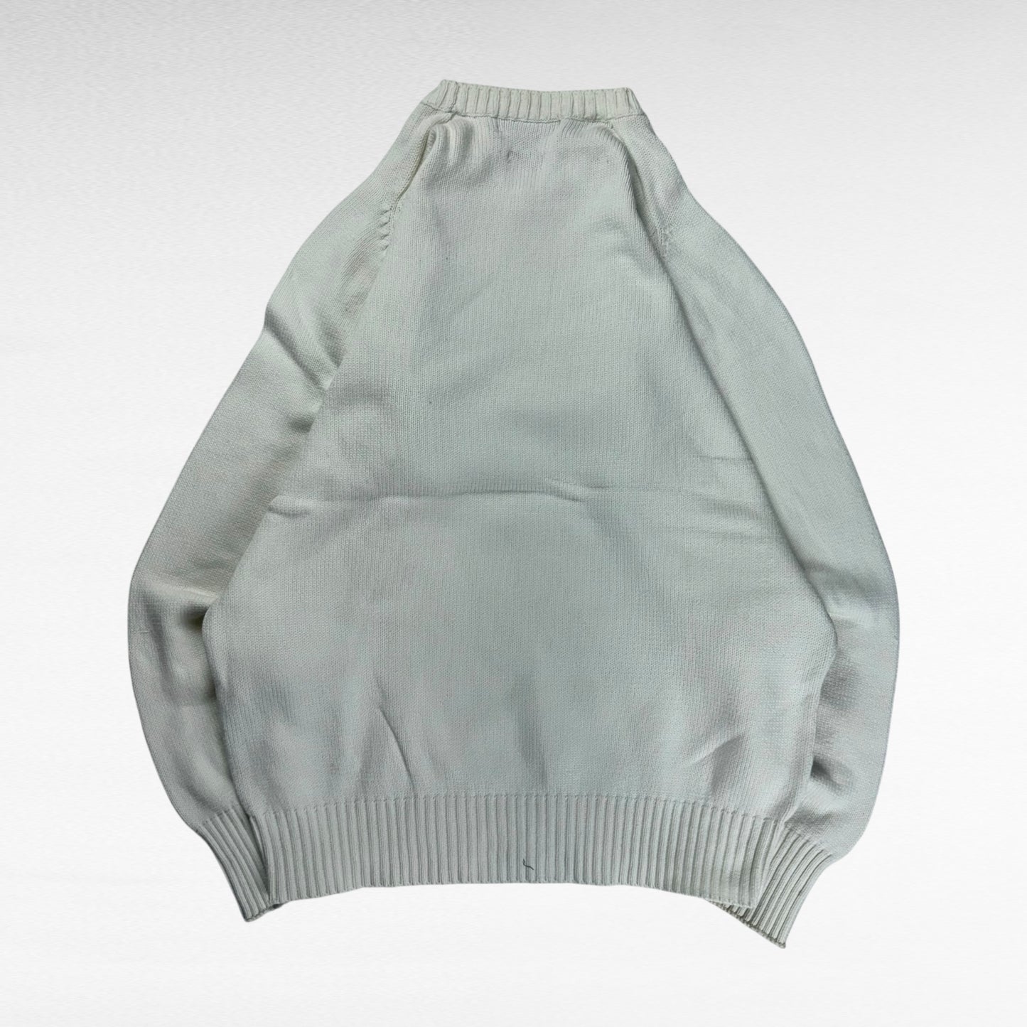 POLO by Ralph Lauren 90s Cotton Knit Sweater White Size M