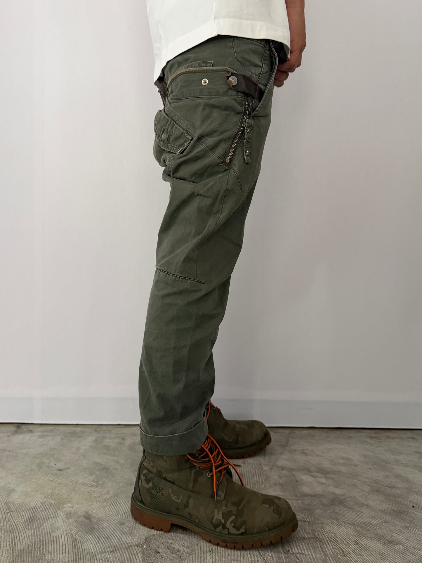 Marithe + Francois Girbaud Layered Cropped Pants Size S