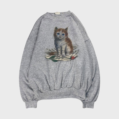 unknown 90s Sweatshirt Gray Size M