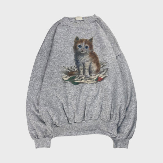 unknown 90s Sweatshirt Gray Size M