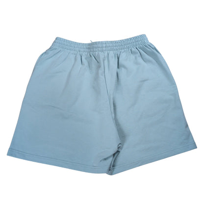 BALENCIAGA BB Logo Embroidered Cotton Sweat Shorts Size M