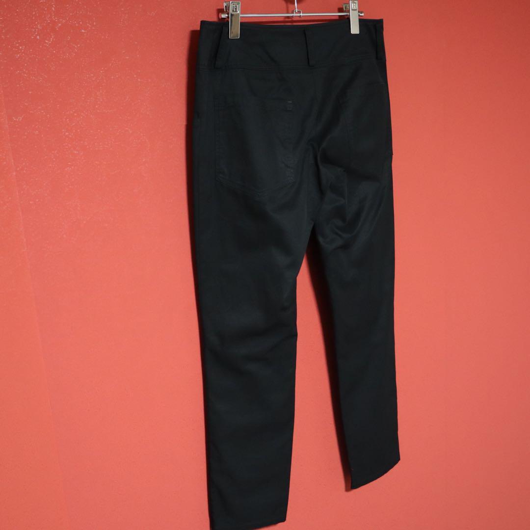 Yohji Yamamoto Black Button Fly Cotton Pants Size 2