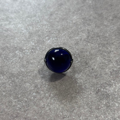 Bottega Veneta Blue Pinky Ring