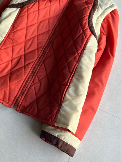 JCPenney Vintage Gimmick Zip Nylon Jacket Multi Size L
