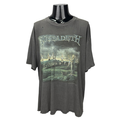 MEGADETH 90s "HUNG OUT TO DRY" Vintage T-Shirt Size XL
