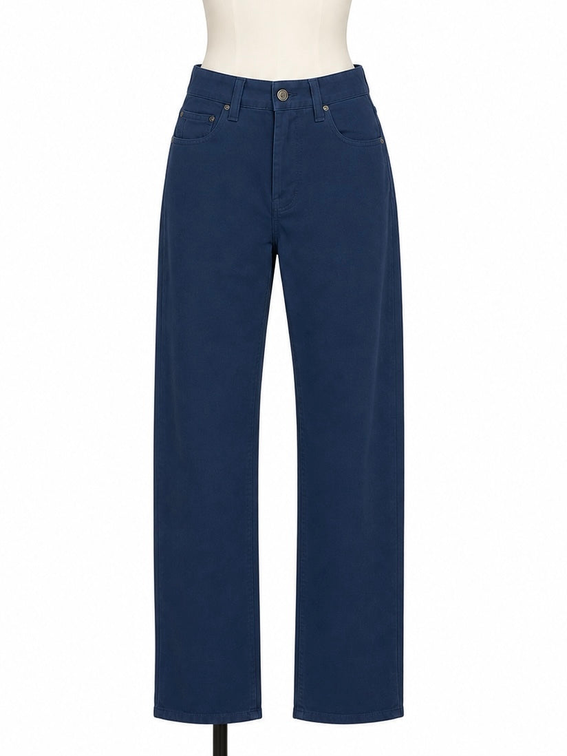 galliano Blue Straight Leg Trousers