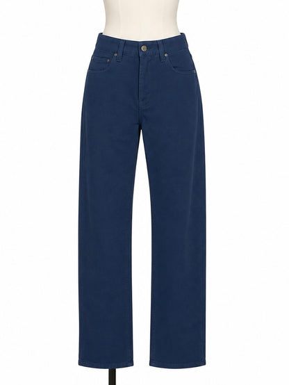 galliano Blue Straight Leg Trousers