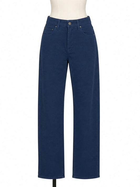 galliano Blue Straight Leg Trousers