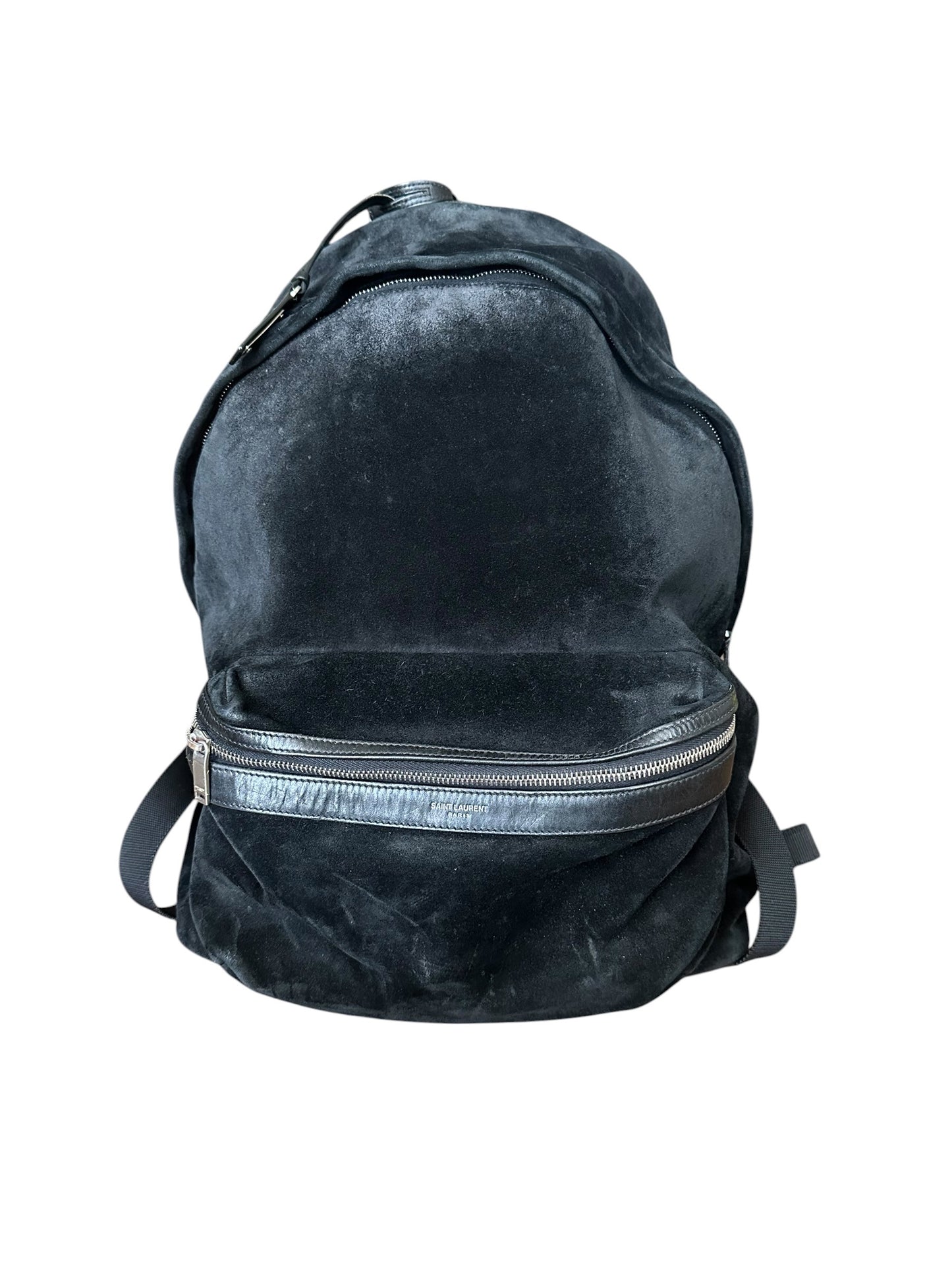 Vintage Saint Laurent Black Rare City Backpack
