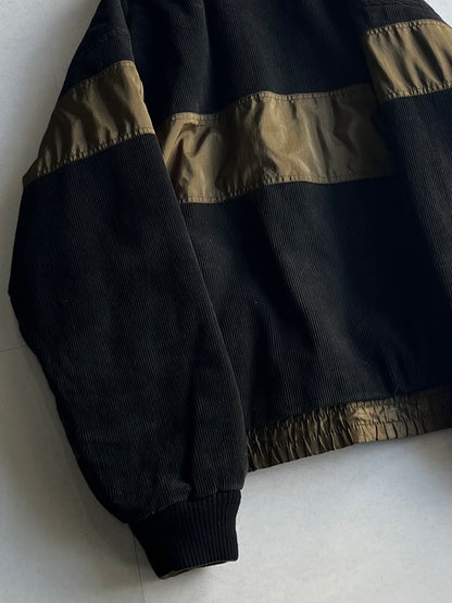 Vintage Reversible Mix Material Multi Jacket Size M