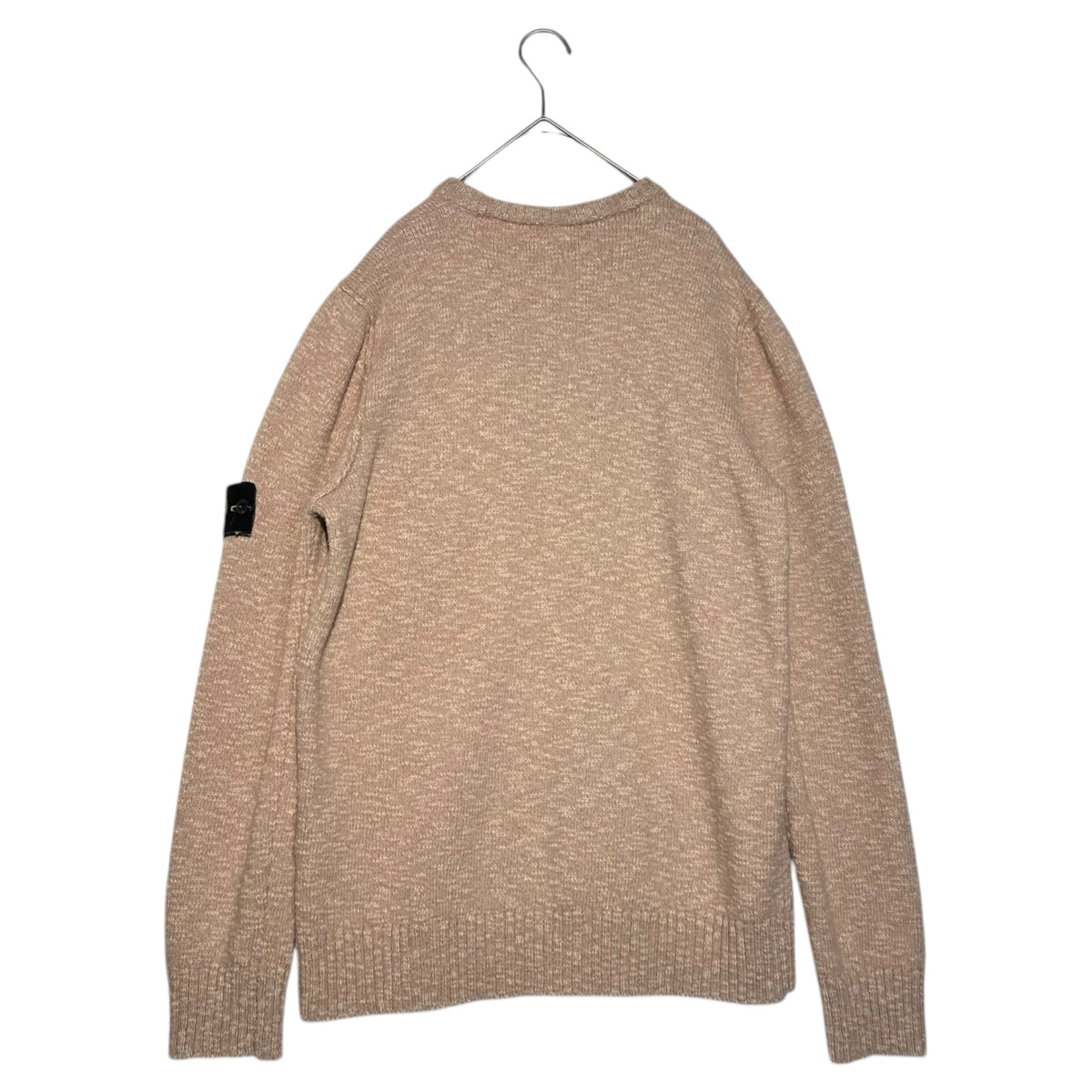 STONE ISLAND 21AW Compass-Patch Cargo Knit Beige Size L