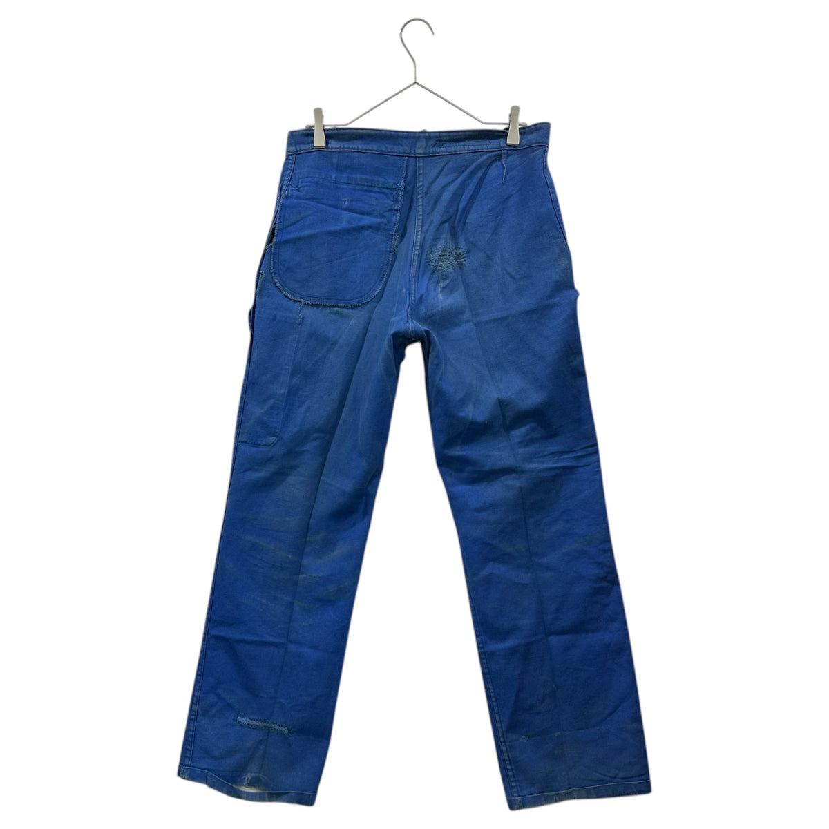 FRENCH VINTAGE 50s-60s Boro French Work Pants Blue