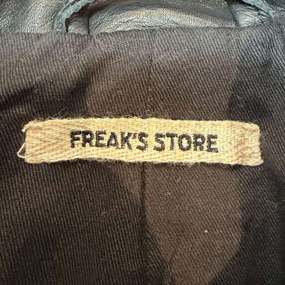 FREAK'S STORE Calf Leather Jacket Black Size M