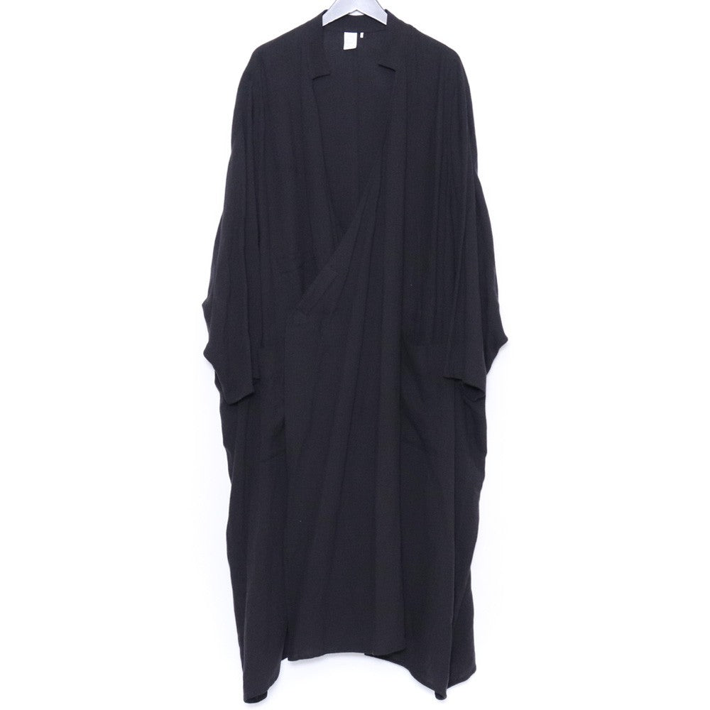 TAC TAC Linen Yukata Coat Black Size M