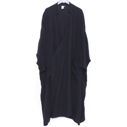TAC TAC Linen Yukata Coat Black Size M