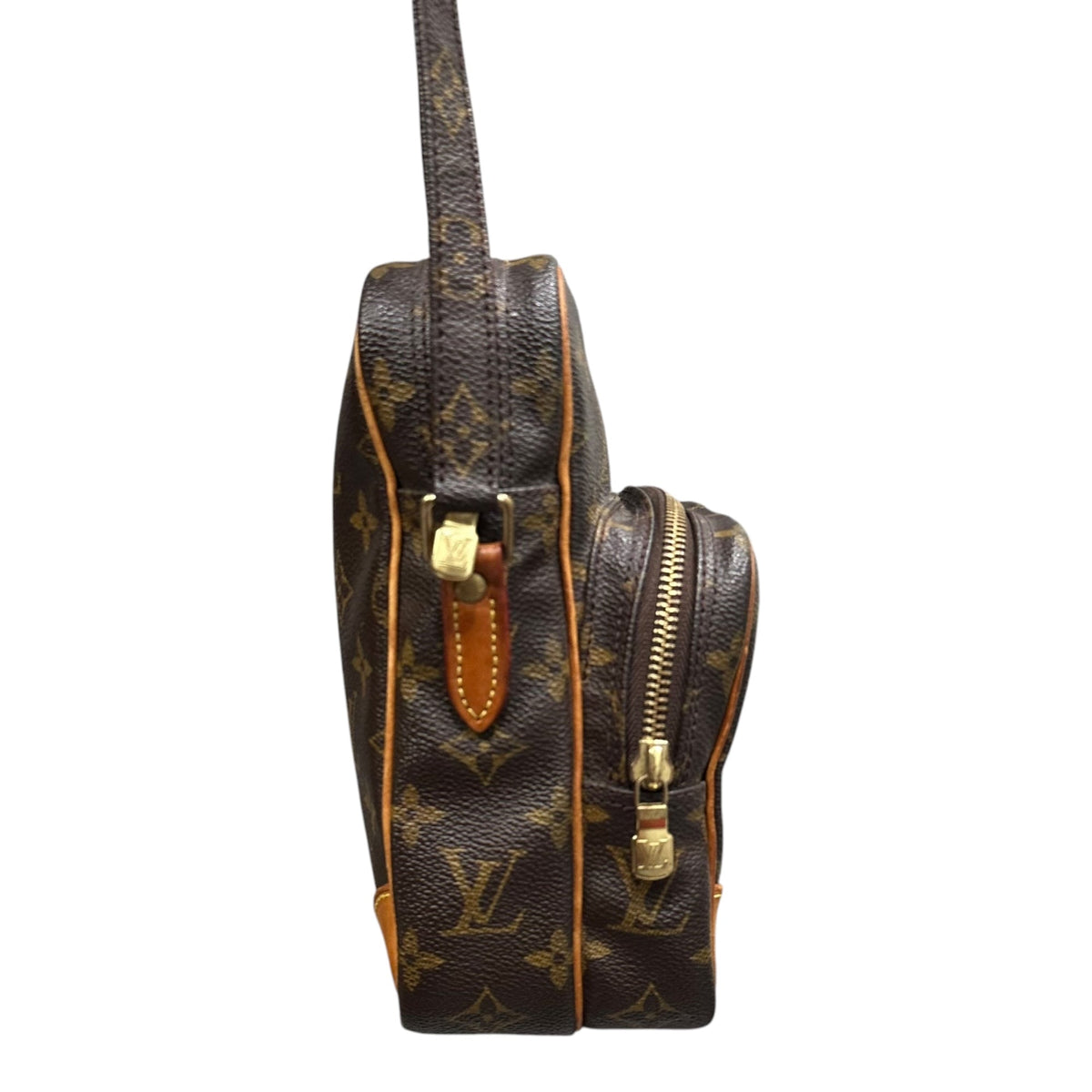 LOUIS VUITTON 2000s Amazon Monogram Shoulder Bag Brown
