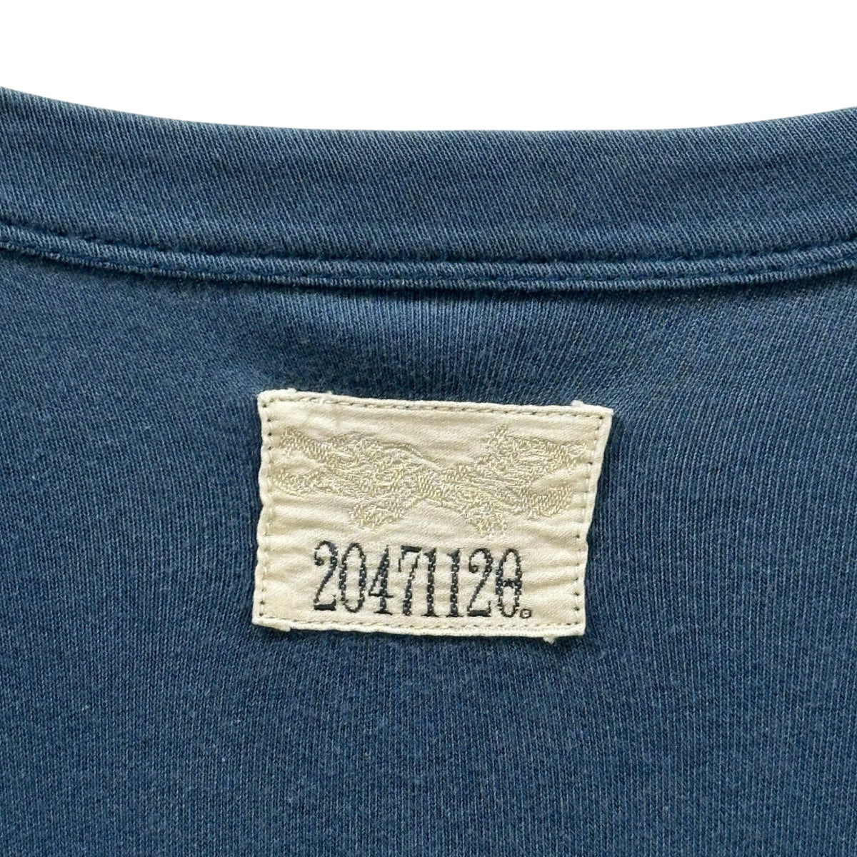 20471120 90s One-Shoulder Print Crew Neck T-Shirt Size M