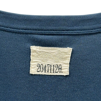 20471120 90s One-Shoulder Print Crew Neck T-Shirt Size M