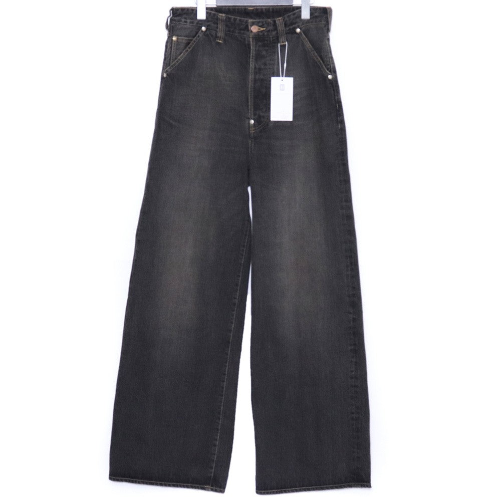 DAISUKE TANABE 25AW Coffee Black Wide Jeans Black Size 30