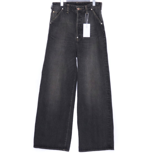 DAISUKE TANABE 25AW Coffee Black Wide Jeans Black Size 30