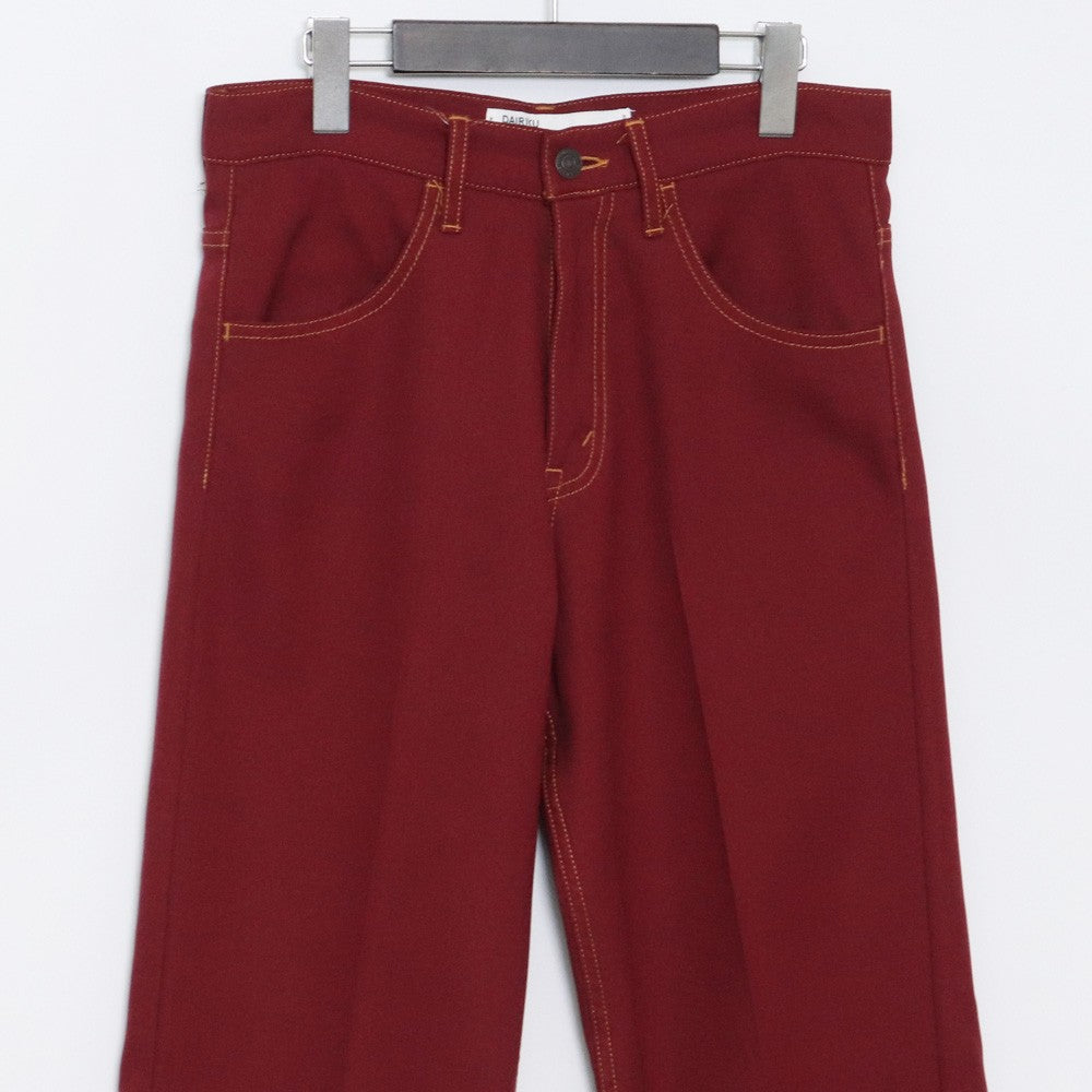 DAIRIKU Straight Flasher Pressed Pants 21AW Size 27