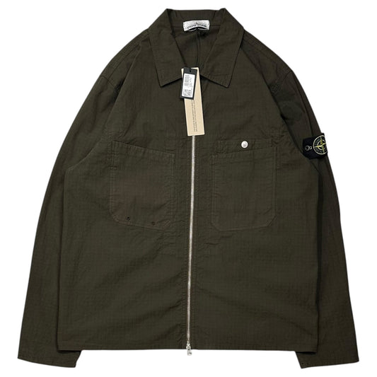 STONE ISLAND 25SS MIL-SPEC Stretch Ripstop Overshirt Shirt Size XL