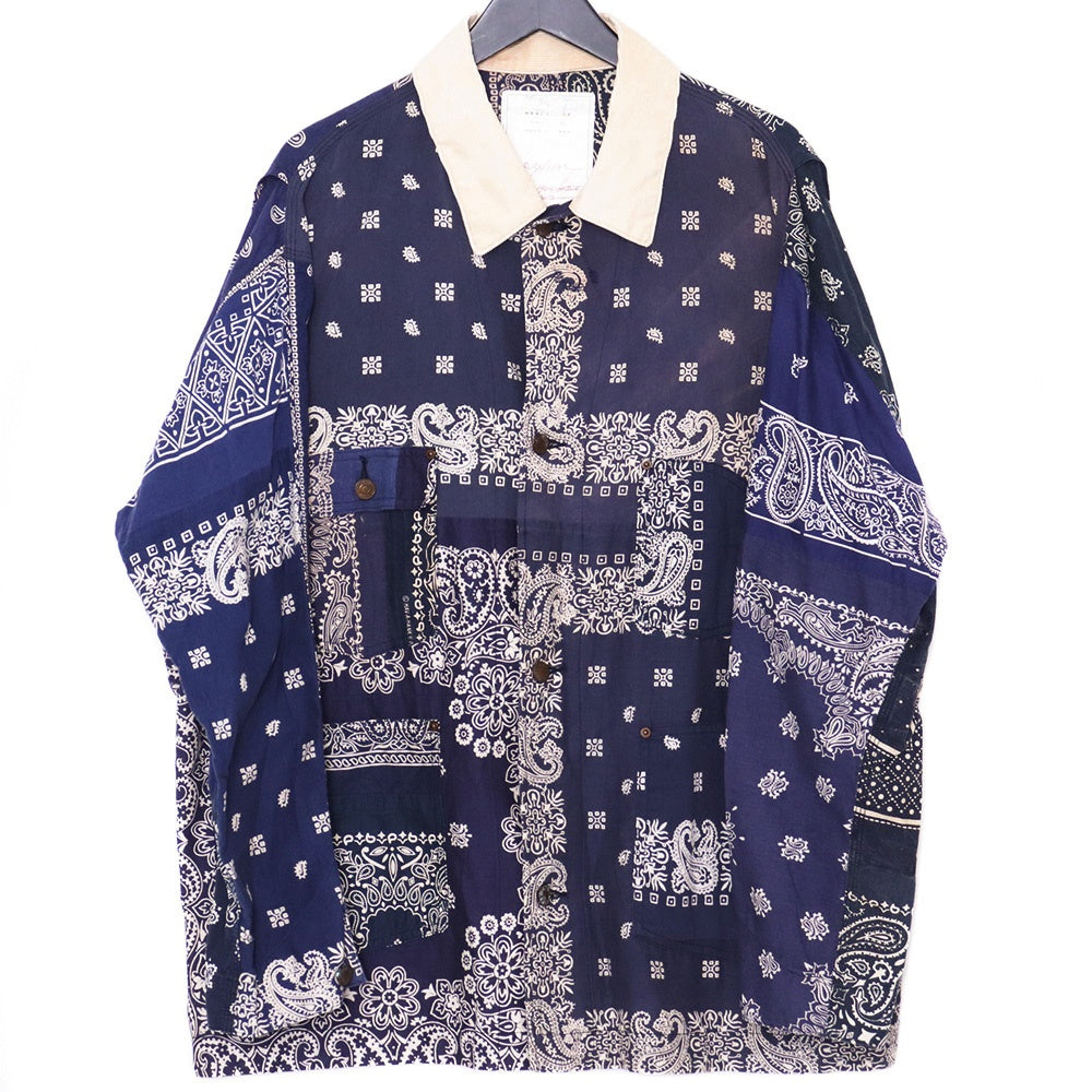 READYMADE Bandana Burn Coat Navy Size 2