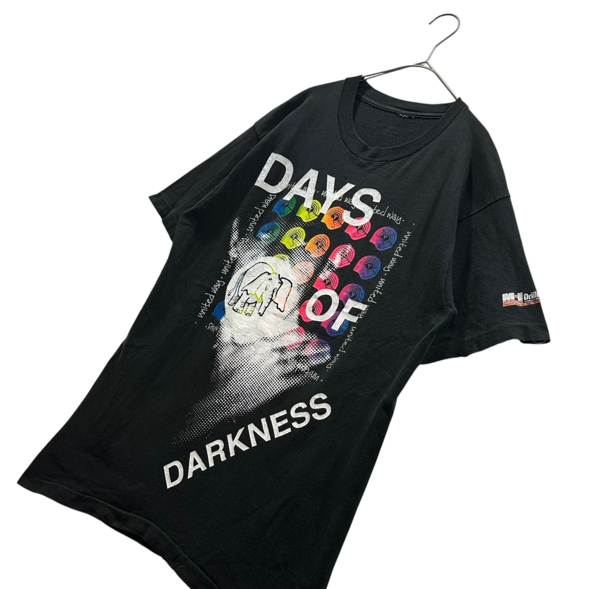 UNDERCOVER 17AW "DAYS OF DARKNESS" S/S T-Shirt Black Size M