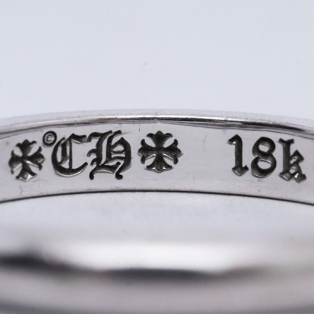 CHROME HEARTS 18K White Gold Wedding Ring Size ONE SIZE